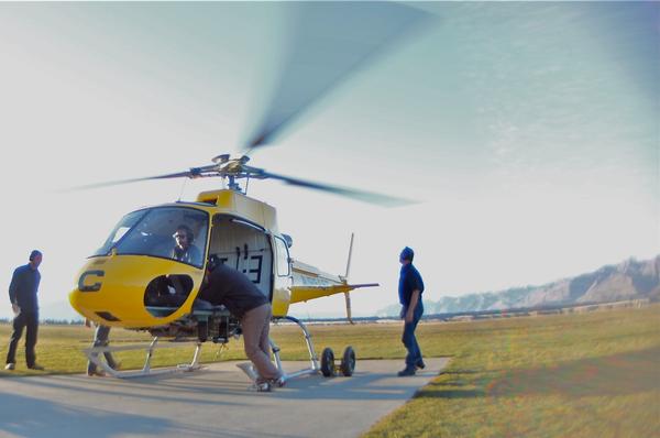 The crew testing the new addition to the Kershaw Aviation fleet.